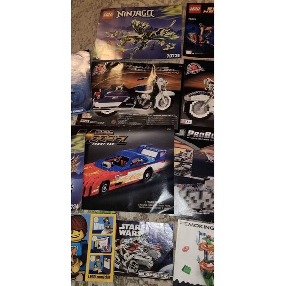 Lot Of 27 LEGO Instruction Manuals For Various Sets Including Ninjago Star Wars - Picture 5 of 10